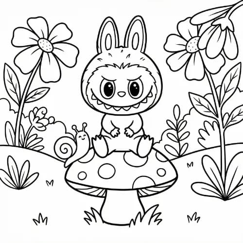 Labubu Coloring Page thumbnail