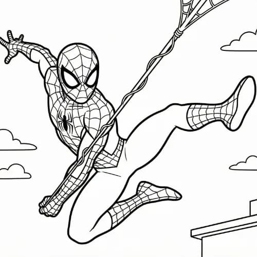 Spider-Man Coloring Page thumbnail