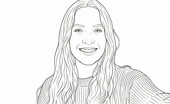 Photo to Coloring Page Feature Example - Coloring Page - iColorPlay